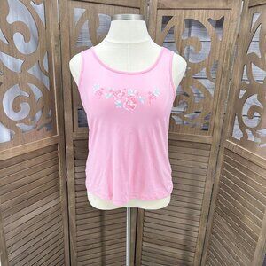 Gloria Vanderbilt PinkTank Top – Size L